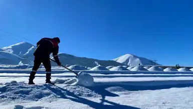 Erzurum'da -24,6 Derece! Çığ Uyarısı!
